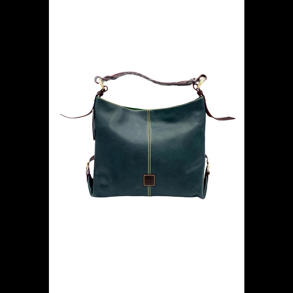 Dooney & Bourke Florentine Leather Twist Sac Shoulder Bag Teal